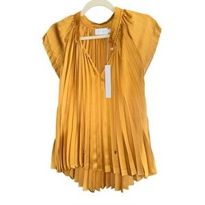 Christy Lynn Jacky Top Gold NWT
